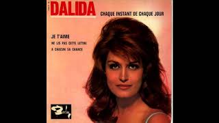 Dalida ‎– Chaque Instant De Chaque Jour (45rpm)