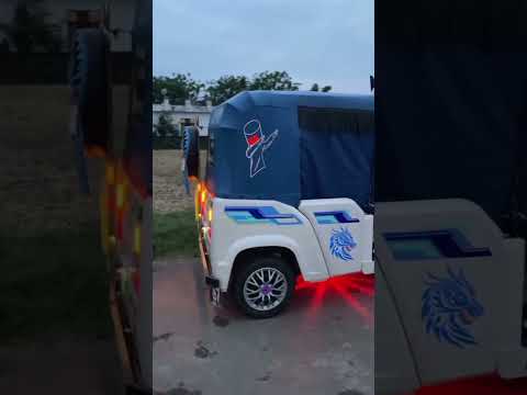 mahindra trio plus electric auto rickshaw modified #shorts #mahindra #trioplus #electricauto #auto