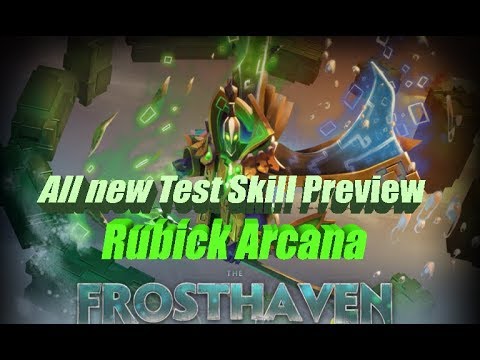 New Rubick Arcana Magus Cypher All Skill Test Preview DOTA2