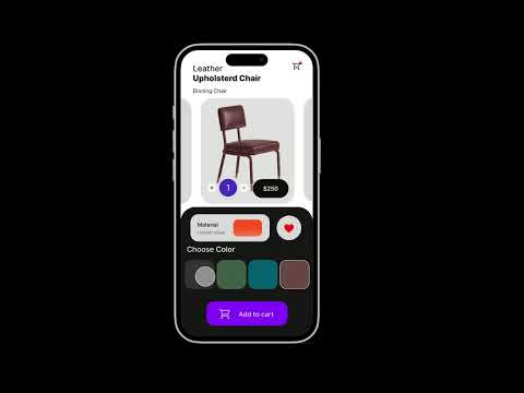 Furniture Mobile App Design