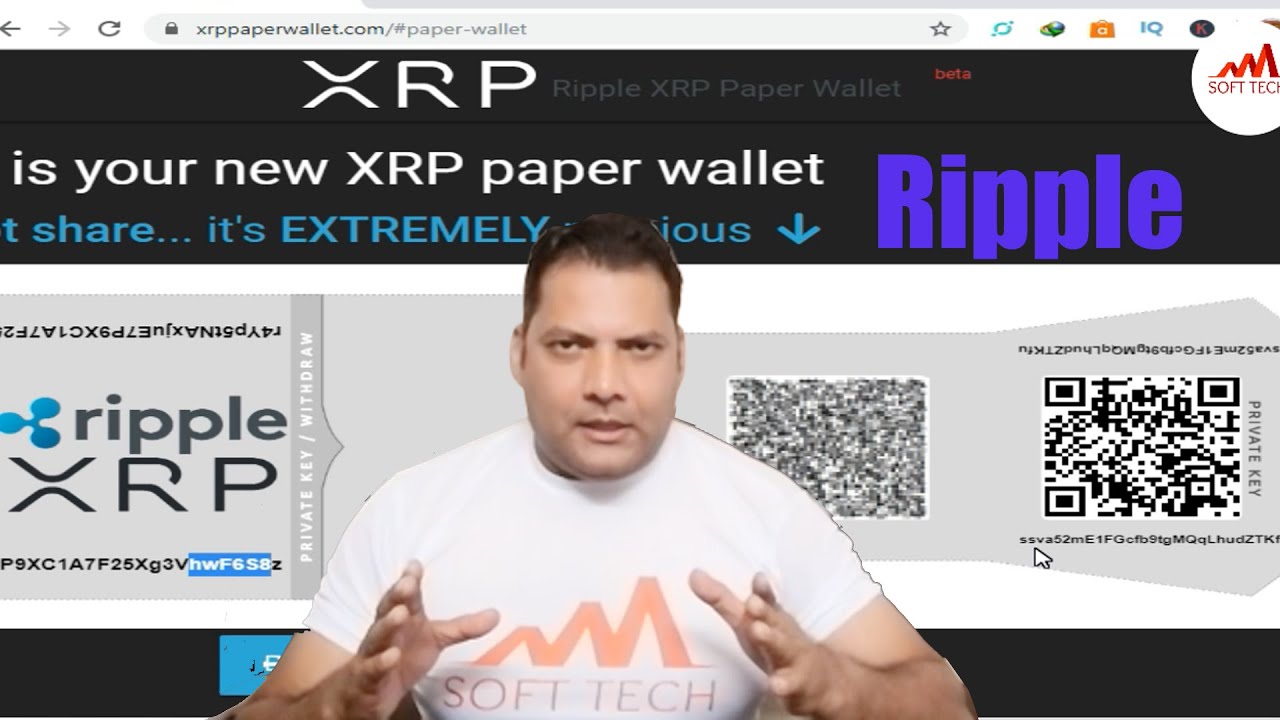 How To Create Ripple Paper Wallet || XRP Paper Wallet ...