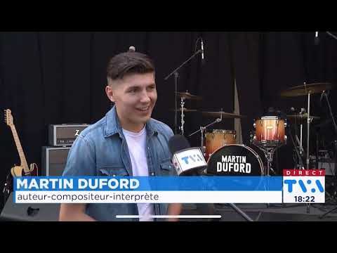 Martin Duford en entrevue à TVA avec Valérie Cormier (21 juillet 2021)