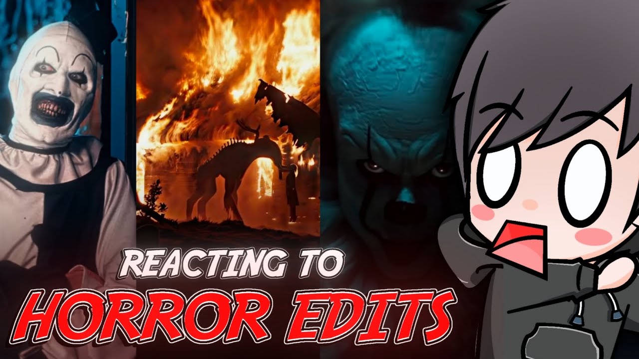 Watching "HORROR EDITS" for the First Time! 😱