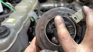 Ford 7.3 A/C Clutch Install Walkthrough | Powerstroke FX15 Compressor Fix