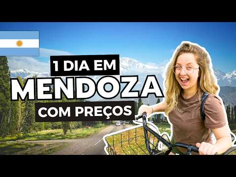 Um dia em MENDOZA de bicicleta 🚴‍♂️ | Parque San Martín + Cerro de la Gloria + PREÇOS e dicas!