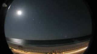 Miramar Beach Moonrise, Moonset and Cloudy Day, Time-lapse with Fisheye Lens