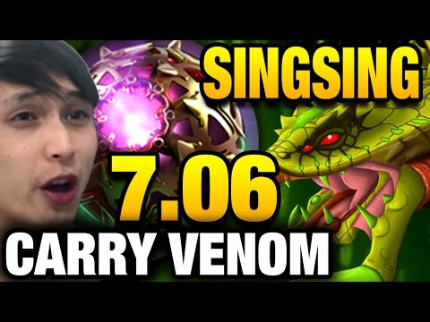 DOTA 2 7.06 Venomancer Super Carry by SingSing