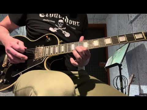 The Pusher (Slash feat. Chris Robinson) - main guitar solo cover