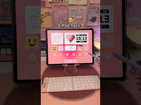 THIS iPad hack 🤯❤️‍🔥 iPadOS 17 | aesthetic homescreen tips | focus mode | iPad Pro M2