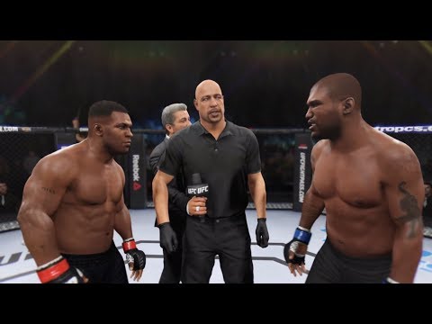 Rampage Jackson vs. Mike Tyson (EA Sports UFC 2) - CPU vs. CPU 🥊