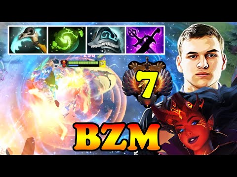 OG.BZM YOUNG DOTA GENIUS QUEEN OF PAIN REFRESHER ORB ULTRA BURST VS MORPHLING CARRY | DOTA2ORBS