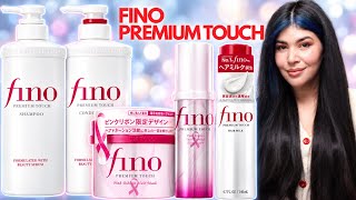 🇯🇵 FINO PREMIUM TOUCH Pink Ribbon, shampoo e mais! Tratamento para cabelos danificados #jbeauty