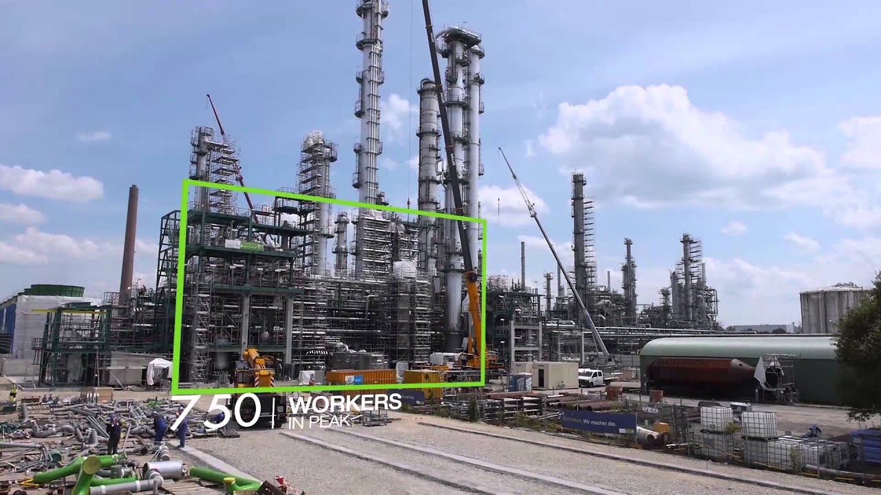 OMV Refinery Burghausen - Shut Down 2014: Building of new butadiene plant proceeds