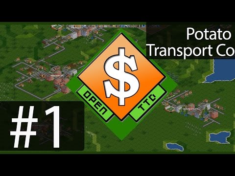OpenTTD - Potato Transport Co - Part 1 - Basic Stuff
