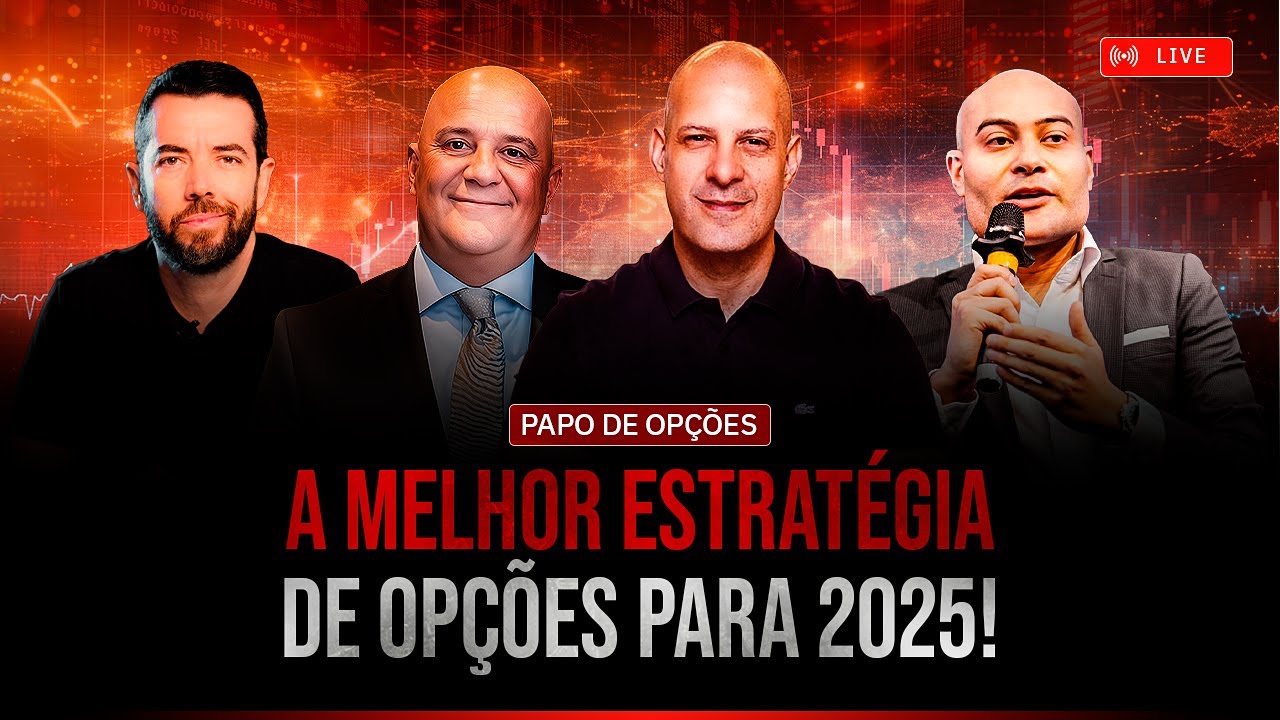 A melhor estratégia de Opceos para 2025!📈💰Papo de Opções de fim de ano!