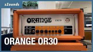 Video thumbnail for Orange OR30 Guitar Amplifier Head | zZounds by zZounds