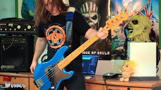 Iron Maiden - Invaders Bass Cover