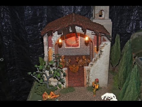 Diorama Presepe - Rudere di chiesetta