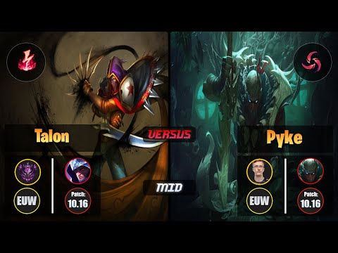 Master TALON [Electrocute] (Mid) VS MagiFelix PYKE - Master EUW Patch 10.16