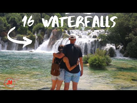 Checking out 16 Waterfalls in KRKA National Park Tour Outside Split Croatia  | Plus Wine Tasting
