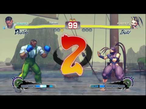 The Golden Gunman (Dudley) vs Daytona Bill (Ibuki) - Super SF4 Preview Tournament
