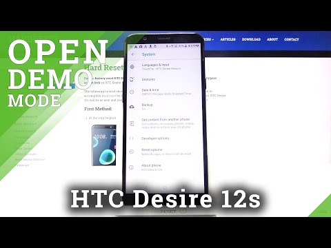 Demo Mode on HTC Desire 12s – Activate Demo Options