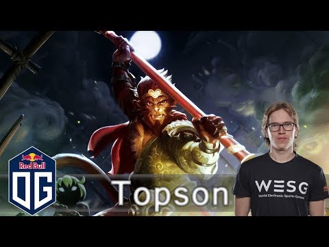 OG.Topson Monkey King Gameplay - Ranked Match - OG Dota 2.