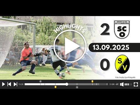 SC Offenburg - SV Oberschopfheim 2:0 (1:0) - 13.09.2025 - Highlights