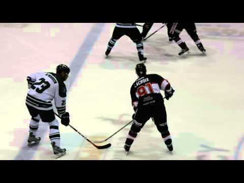 Combat / Fight Hubert Poulin vs David Lacroix, LNAH, 12-02-16