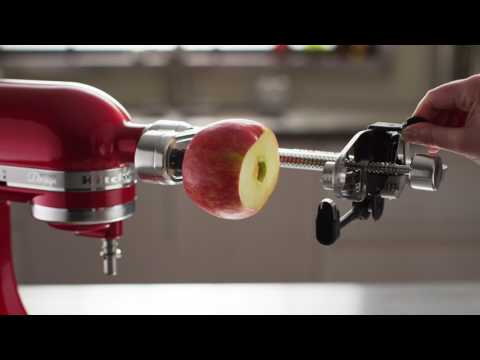 How To: Use the Spiralizer Plus with Peel, Core and Slice Attachment | KitchenAid