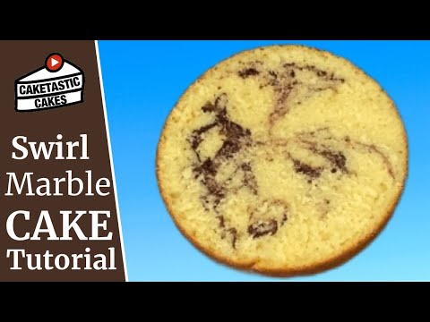 How to Properly Swirl a Marbled Cake Tutorial -Technique for a Great Marble Effect for Beginners!