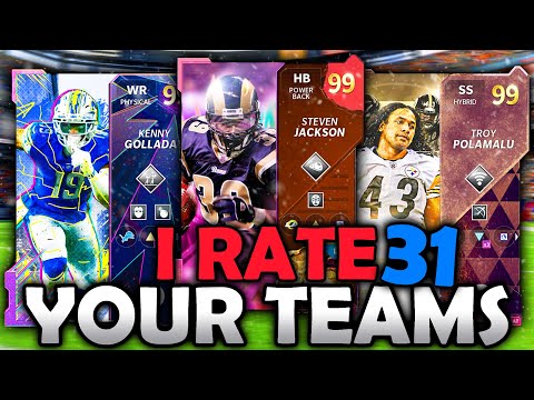 I RATE YOUR TEAMS EP. 31 - Madden 21 Ultimate Team