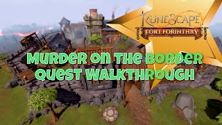 Murder on the Border - Quest Walkthrough | Runescape 3