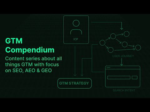 GTM Compendium - Introduction | Go-To-Market, SEO, AEO, AI & More