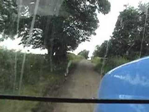 Spreading cow slurry July 07.New Holland