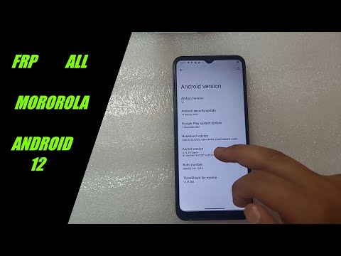 REMOVE GOOGLE ACCOUNT ALL MOTOROLA ANDROID 12 ✅