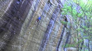 Cameron Horst climbing 5.13d & 5.14a at the Red River Gorge.