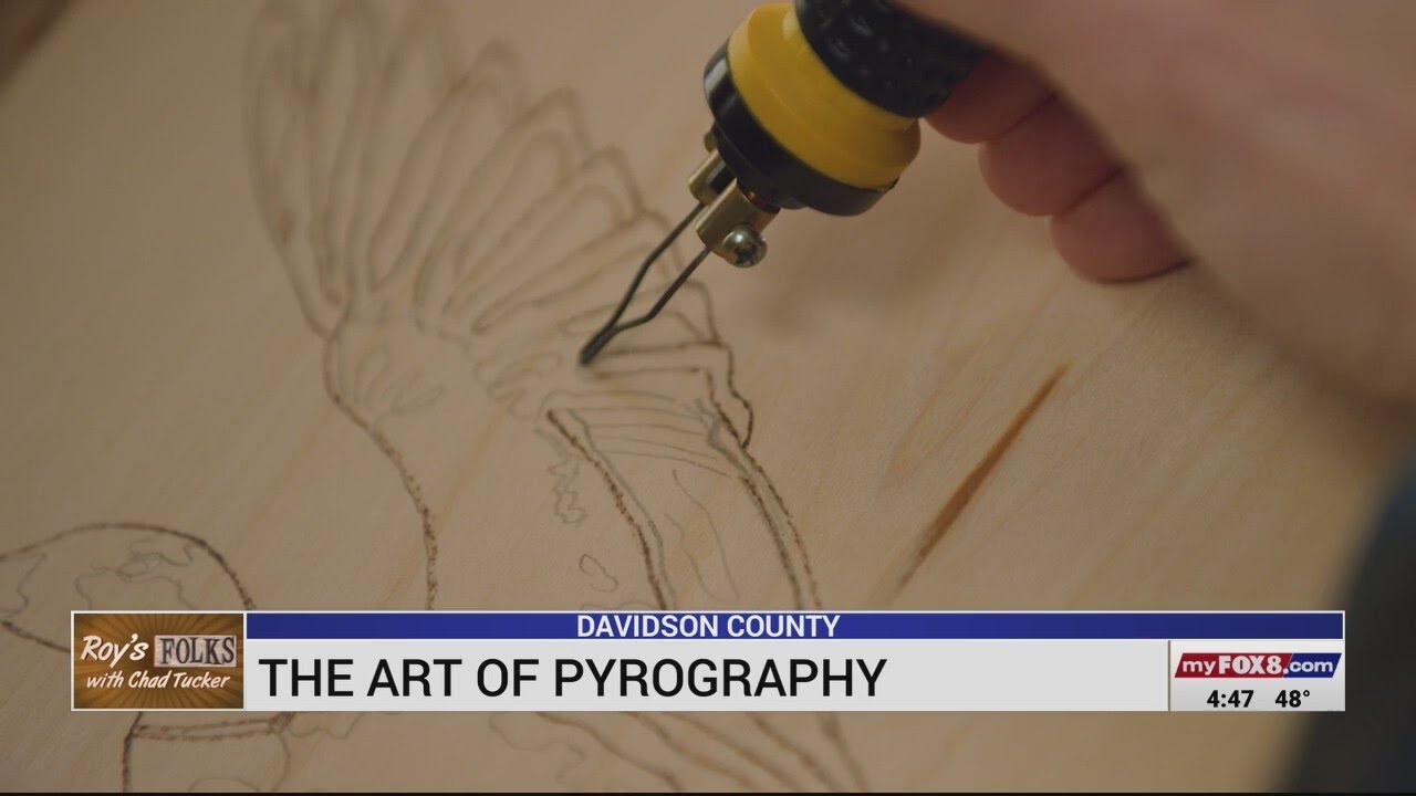 Davidson County artist is pyrographer