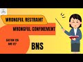 Wrongful Restraint And Wrongful Confinement Under BNS