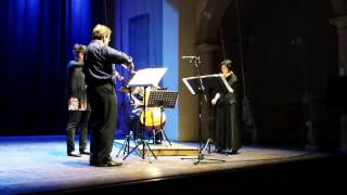 Quatuor Bozzini Cassandra Miller - About Bach (excerpt)