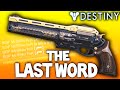 Destiny: Epic Spree With The EXOTIC LAST WORD ...
