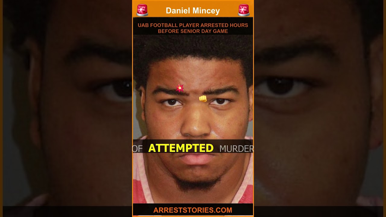 UAB FOOTBALL PLAYER ARRESTED HOURS BEFORE SENIOR DAY GAME