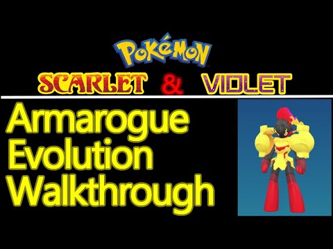 Pokemon Scarlet and Violet Armarogue evolution guide, how to get armorogue early