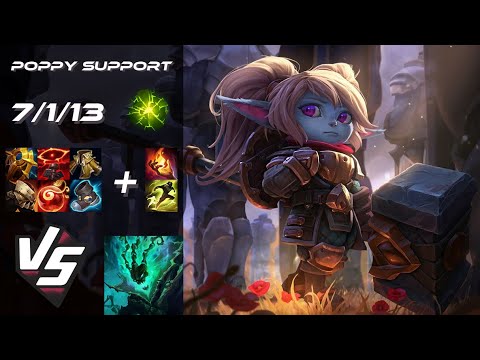 SUPPORT Poppy vs Thresh - NA Challenger Patch 25.S2.2