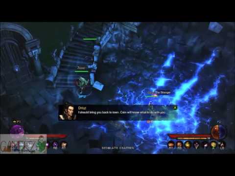 ( NightMare )( Console ) Diablo III coop levels 32-37 ( playthrough 2 )  3 hrs and 26 min