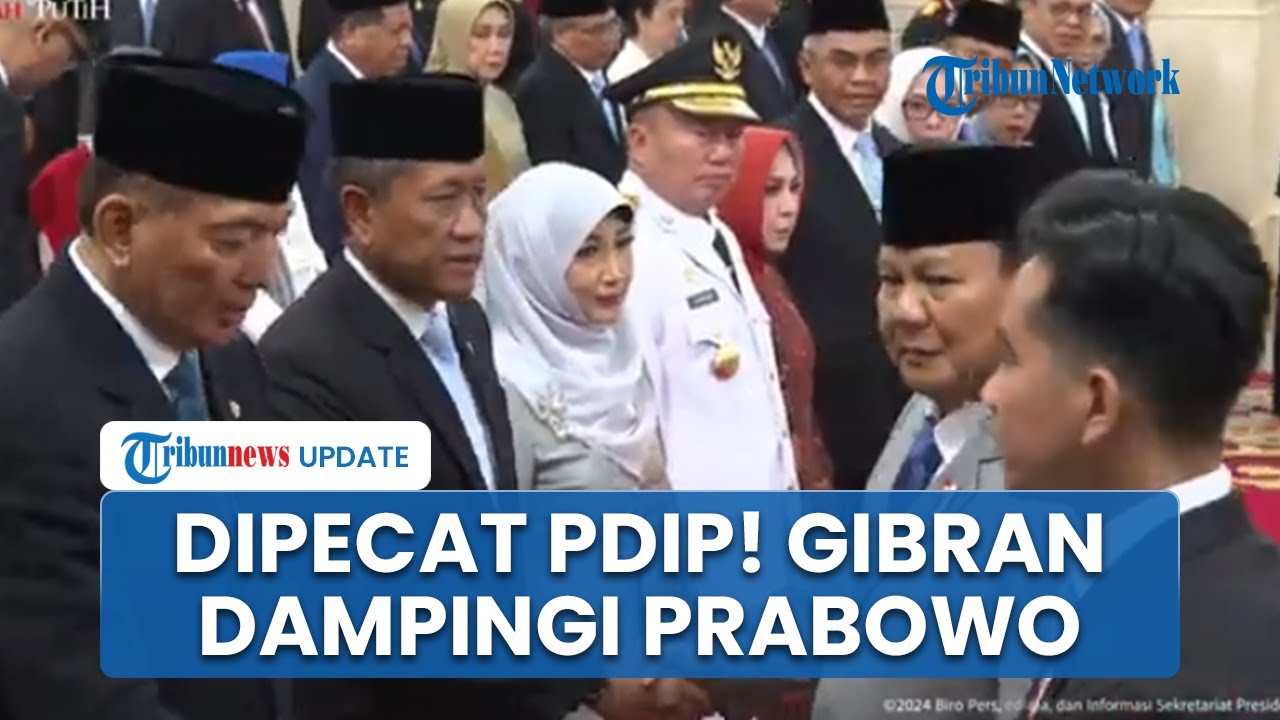 Resmi Dipecat Megawati Hari Ini, Gibran Tetap Jalankan Pemerintahan Dampingi Prabowo di Istana