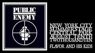 Public Enemy - Flavor Flav and his kids (Central Park Summerstage 2010)