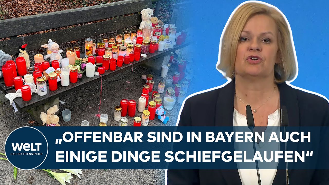 ASCHAFFENBURG: "Befremdlich" Innenministerin Nancy Faeser übt Kritik an bayerischen Behörden!