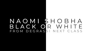 SHOBHA - &quot;BLACK OR WHITE&quot; (ORIGINAL DEMO for Degrassi Next Class) - LYRIC VIDEO