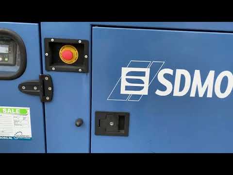 SDMO T16UM Mitsubishi 16 kVA Supersilent generatorset stocknr 4529